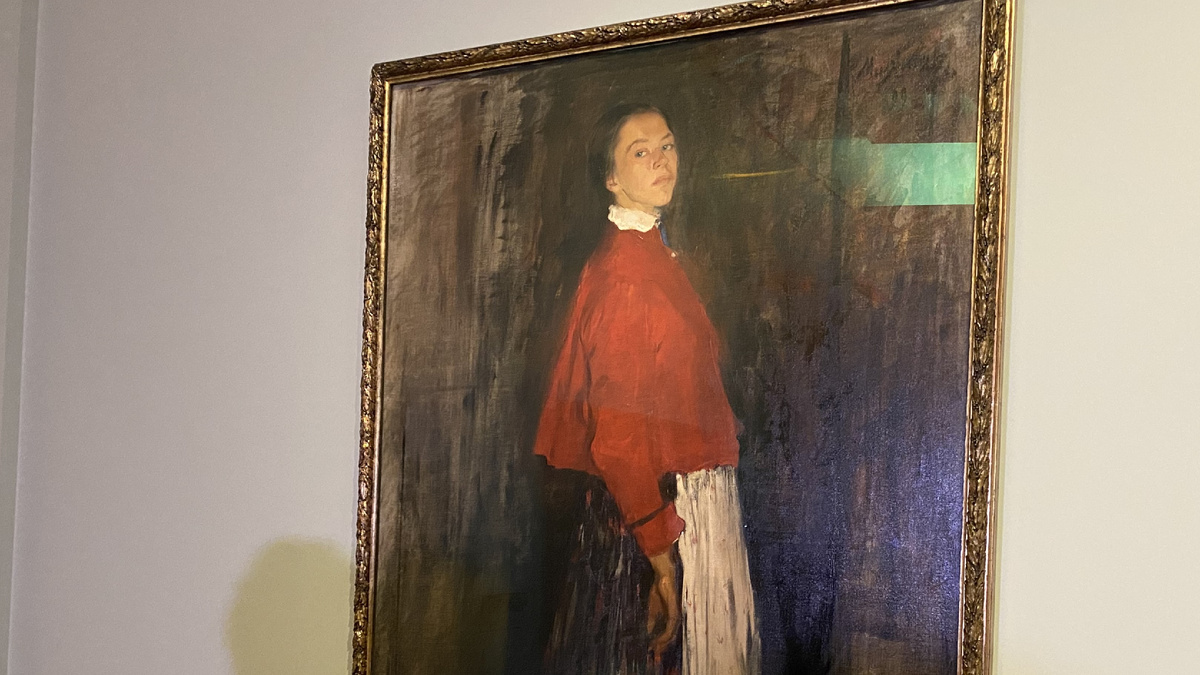 Ф. Малявин, "Крестьянская девушка", 1899