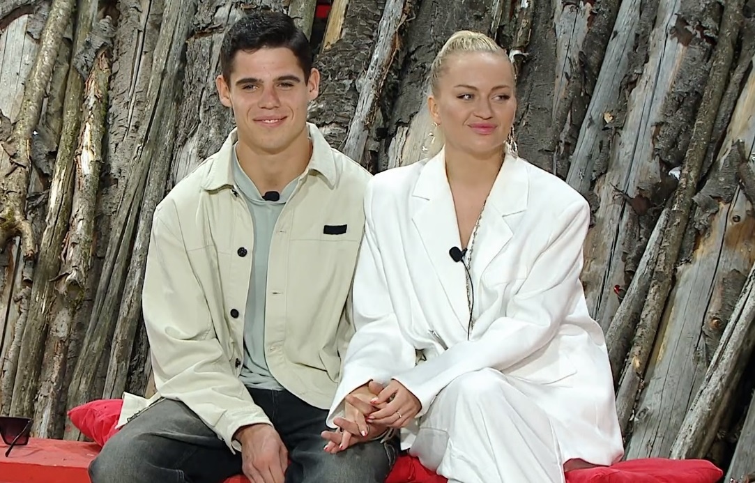 Максим Зарахович и Элина Рахимова (фото из эфира на «Okko»)