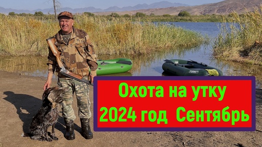 Охота на утку 2024 год , сентябрь месяц Алматинчкая область .