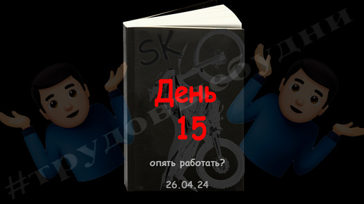 День пятнадцатый (26.04.24). Опять работать? Мото Дневник.