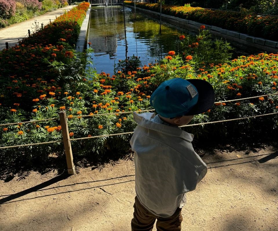 Мы с Пантелеймоном часто бываем в Аптекарском огороде.