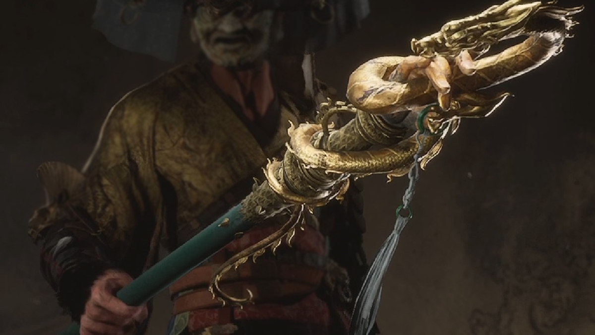 Black Myth Wukong - Посох с Золотым Луном