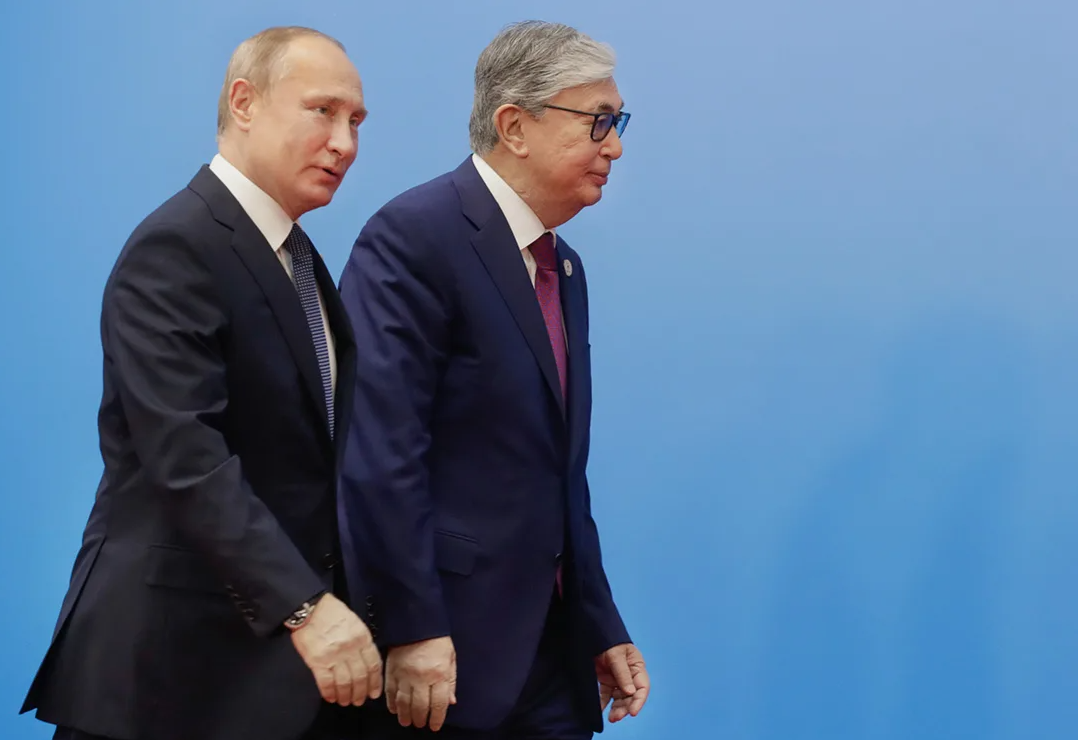Владимир Путин и Касым-Жомарт Токаев