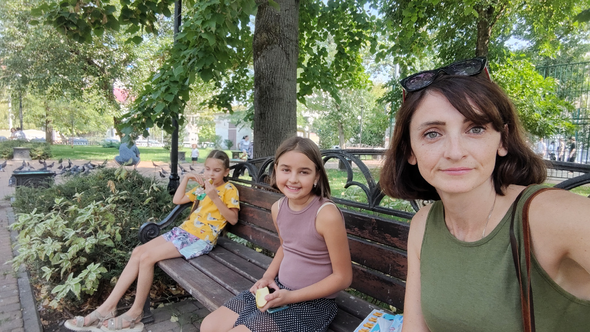 Я с дочками