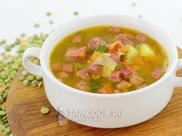 Экономим время, не теряя вкус. Гороховый суп с тушёнкой