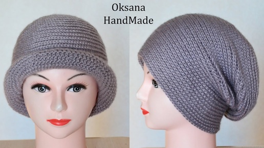 Шапка крючком. Разные способы ношения. Crochet hat pattern