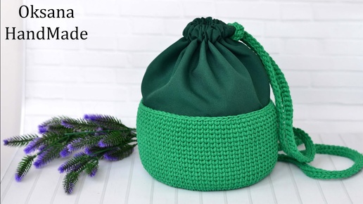 Сумка торба из шнура. Мастер класс. crochet bag Torba