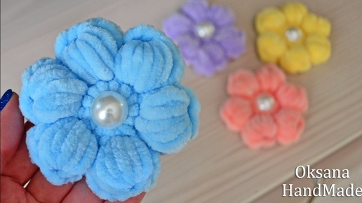 Wow very easy crochet daisy motif making // Crochet flowers