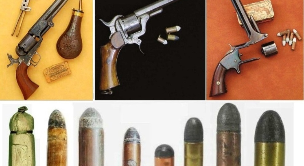XIX век: эволюция стрелковых боеприпасов и первые казнозарядные револьверы