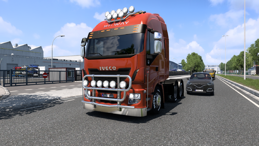 Барселона - Сарагоса в Euro Truck Simulator 2. Стрим №153.