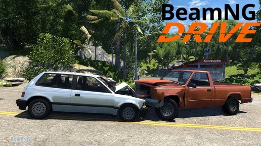 Разбиваем машины в хлам! (BeamNG)