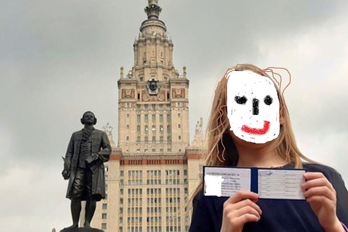 абстрактный ребёнок-вундеркинд. Рисунок создан автором.