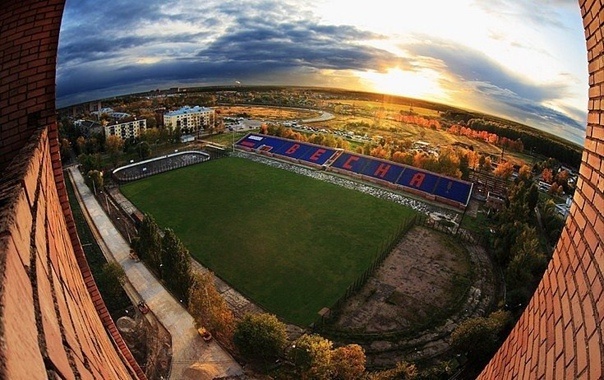 Стадион "Весна" в Климовске. Источник: группа "Подслушано Климовск" ("ВКонтакте")