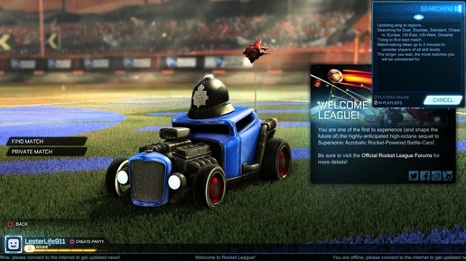 1 на 1 в Rocket League!