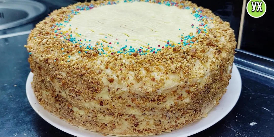 Торт без духовки! Готовить - одно удовольствие! Очень вкусный!