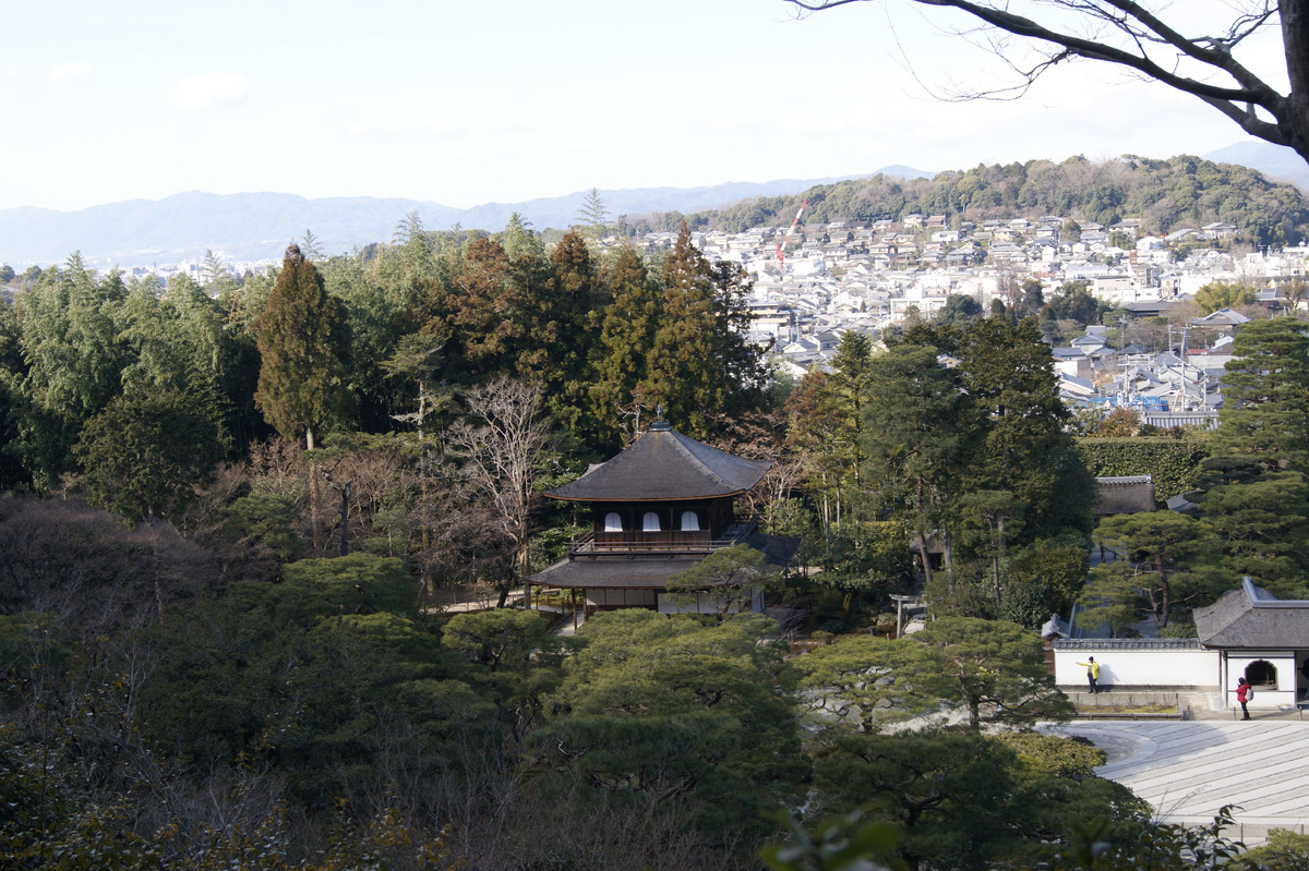 Серебряный павильон с высоты. Фото автора