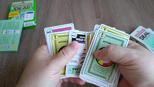 Monopoly DEAL. Английская версия. Распаковка и обзор.