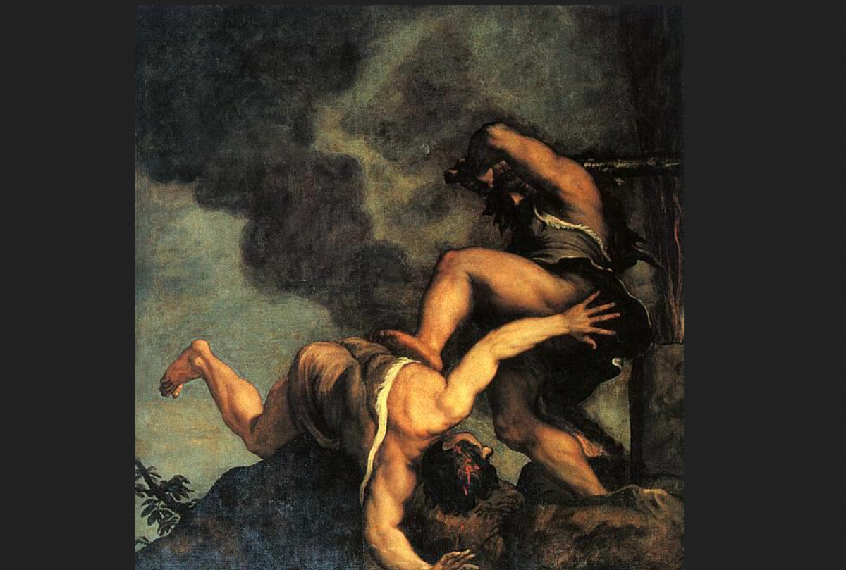 Тициан. "Каин и Авель", 1570-76 гг.
