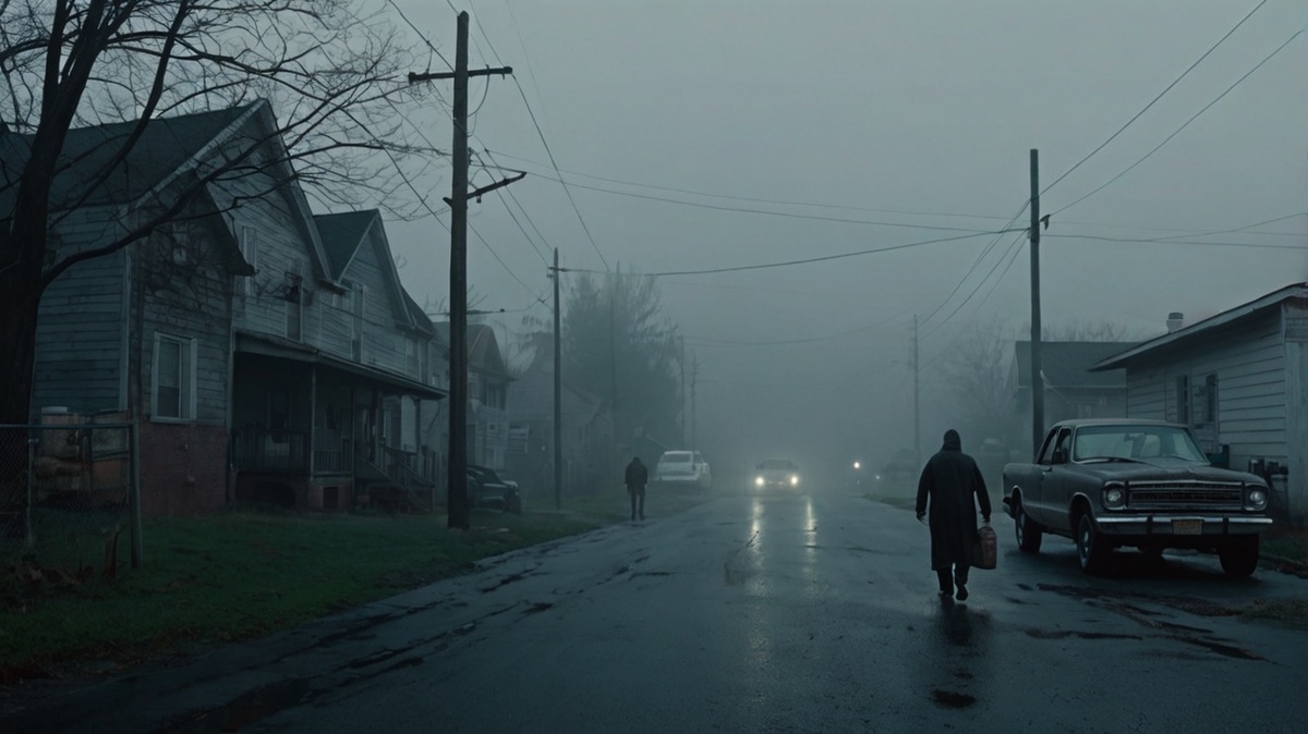 Город Миллбери когда начался туман.
