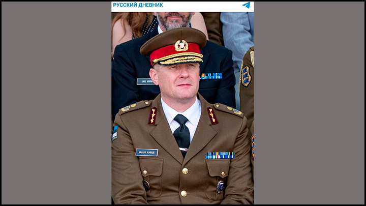    Вахур Карус собственной персоной. Эстония становится плацдармом НАТО. Скриншот: ТГ-канал "Русский дневник"
