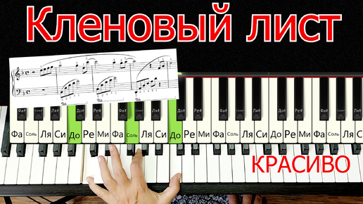 Кленовый лист Урок Для Начинающих ЛЕГКО ПРОСТО