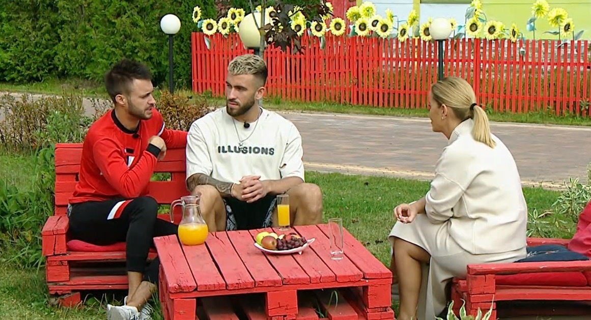 Алексей Безус, Игорь Григорьев и Оля Орлова (фото из эфира на «Okko»)