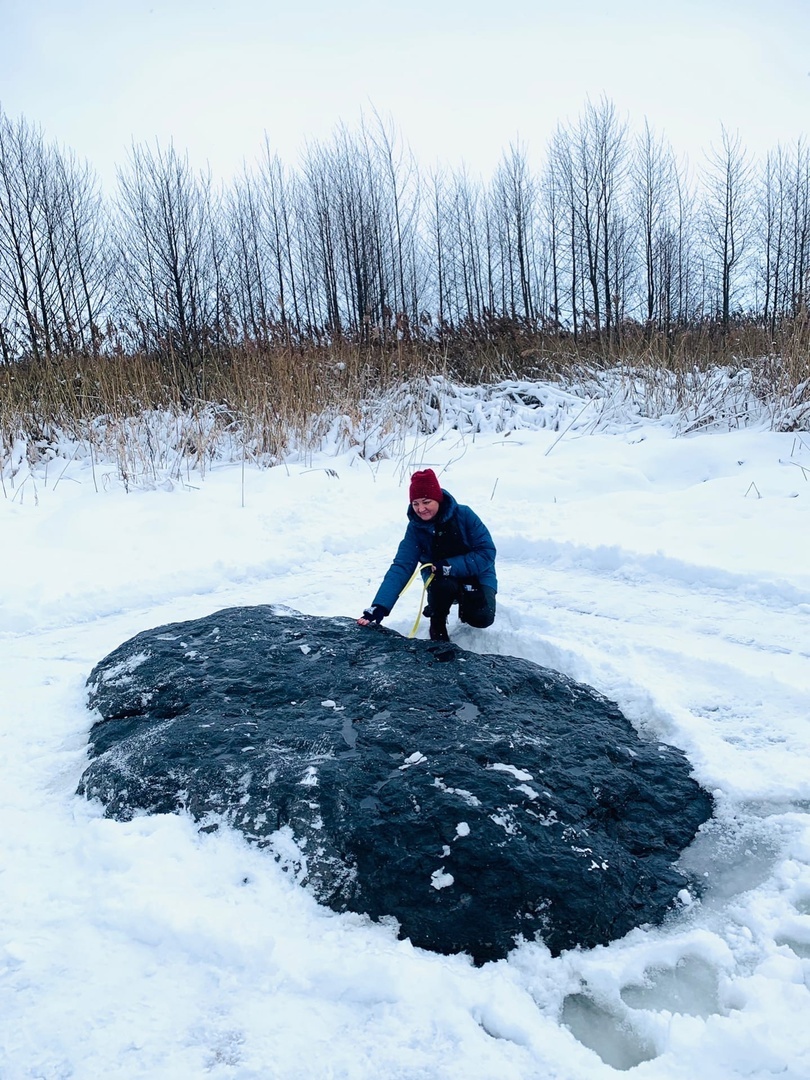 Переславль-Залесский. Синий камень на Плещеевом озере