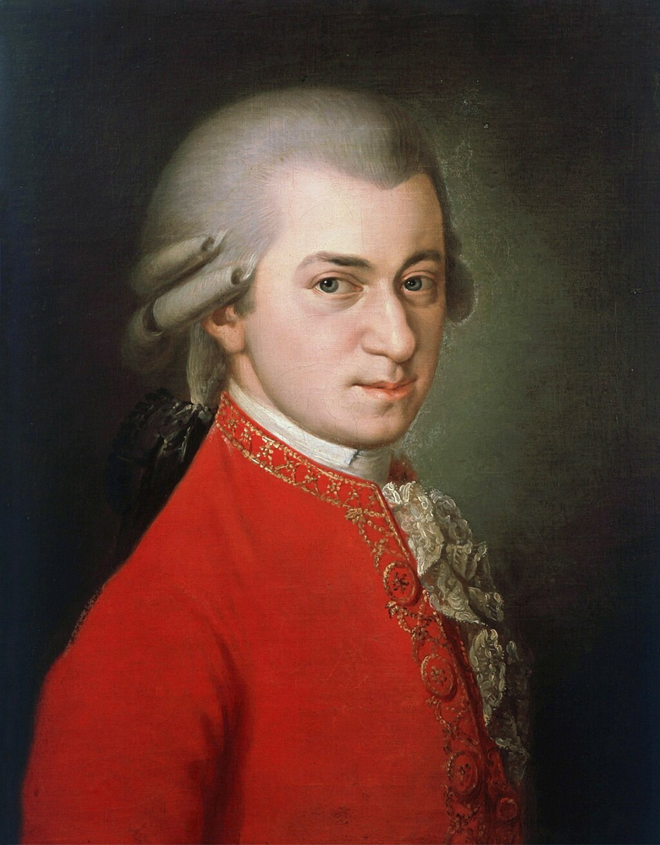 Барбара Крафт. Портрет Вольфганга Амадея Моцарта. 1819 год. Общество друзей музыки в Вене, Австрия.