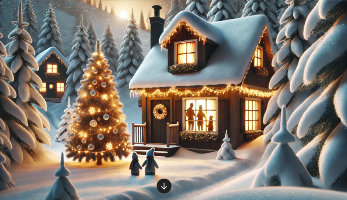 Новый год. 2025. Новый год 2025. Праздник. Дача. Семья.