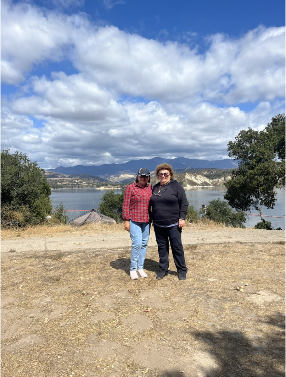 С однокурсницей Людмилой