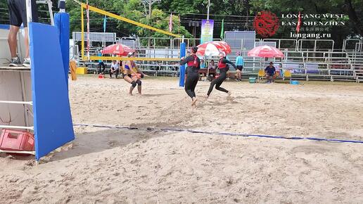 Kien Giang vs Can Tho 1 Beach volleyball. Can Tho. Vietnam. 21/09/2024 morning