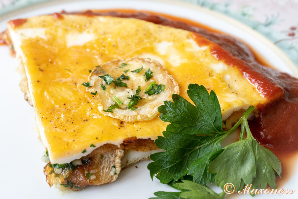 Омлет с кабачками. Французская кухня