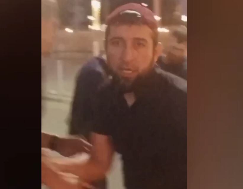 Один из друзей Магомеда с видео, снятого спутницей пострадавшей девушки