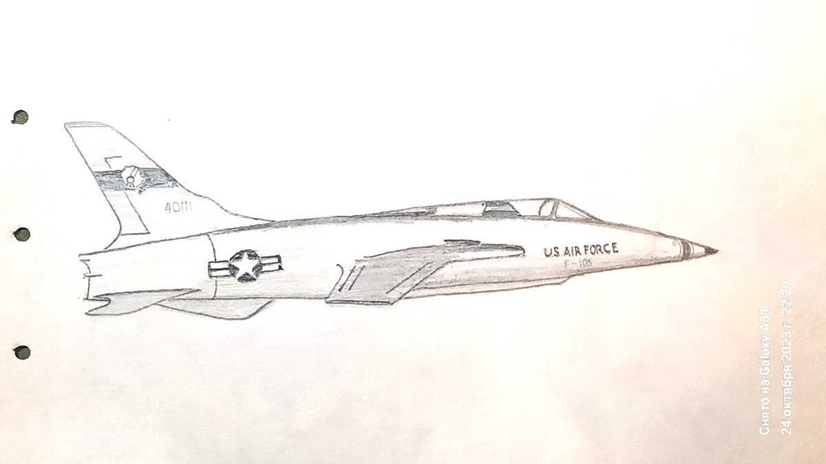  F-105D   Тандерчиф Первый полёт	22 октября 1955 (YF-105A)