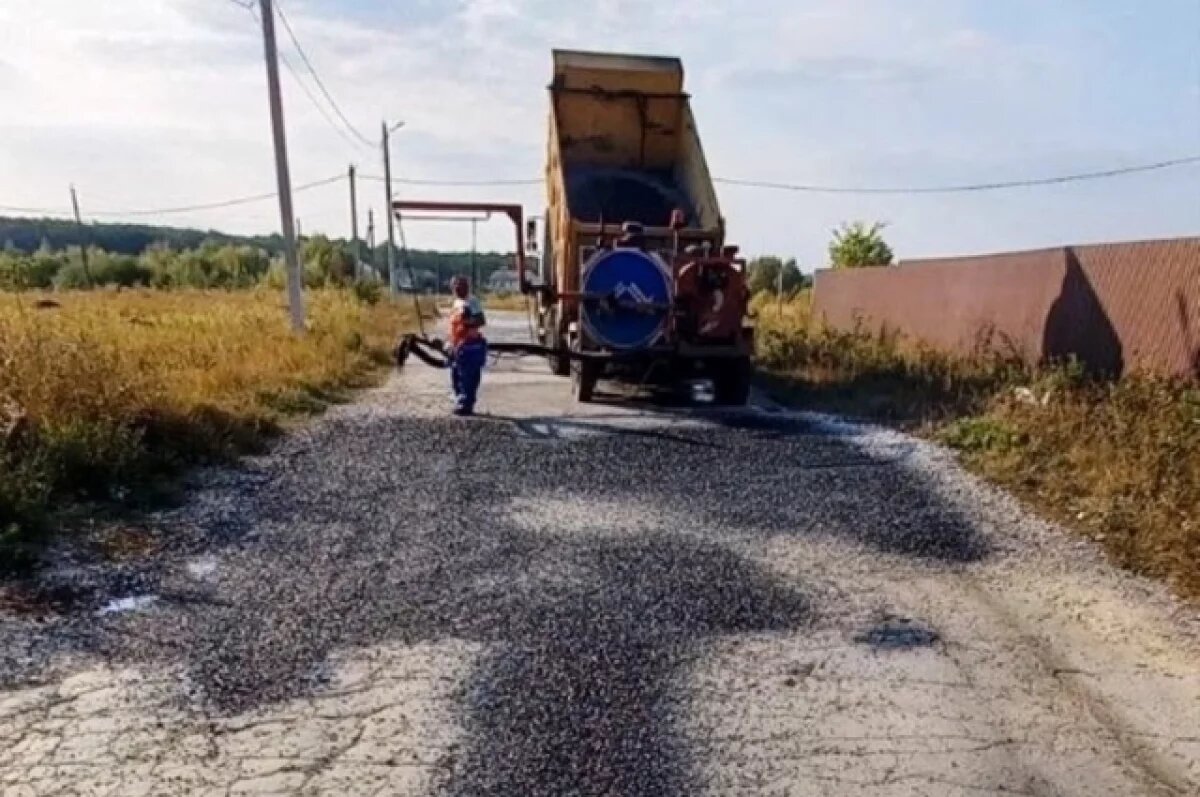    Аварийно-восстановительный ремонт дорог проходит в Туле