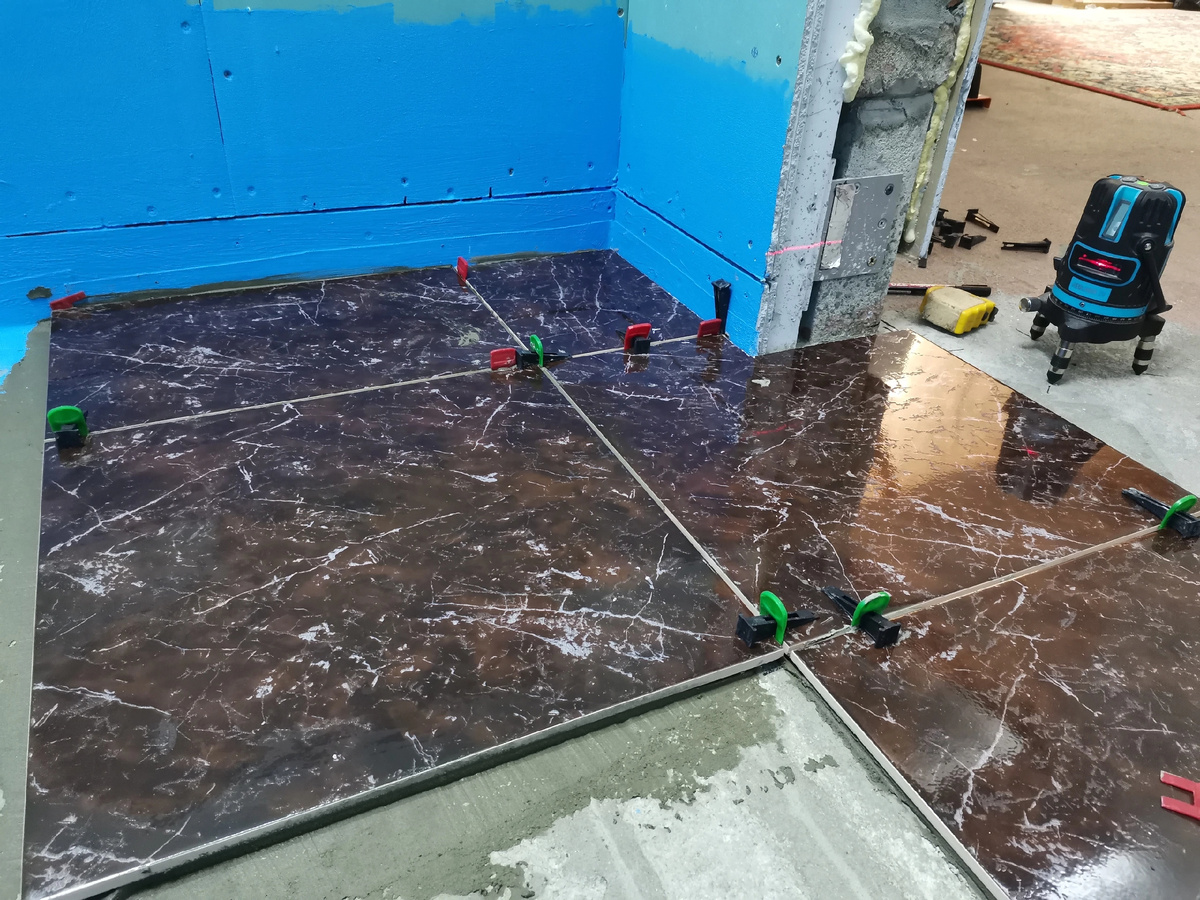 Укладка напольного керамогранита