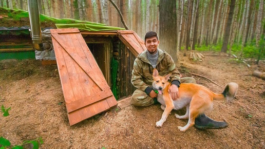 ЧТО СНЯЛА ФОТОЛОВУШКА_ ПОВЕСИЛ УМЫВАЛЬНИК. ОБНОВИЛ ДВЕРИ. ГОВЯДИНА В ТАНДЫРЕ.