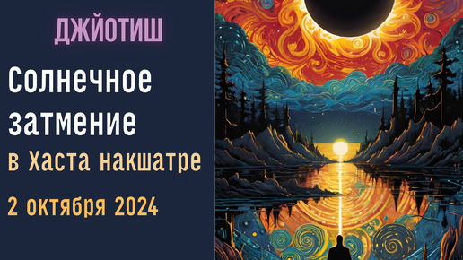 ⚡Солнечное затмение в накшатре Хаста в Деве | Как смотреть результаты | Астрология Джйотиш