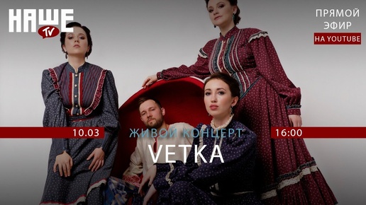 #НАШЕТВLIVE c группой VETKA!