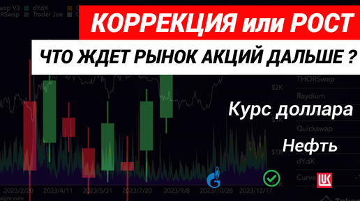 Коррекция или рост. Что ждет рынок акций дальше. #рынокакций #акции #инвестициивакции