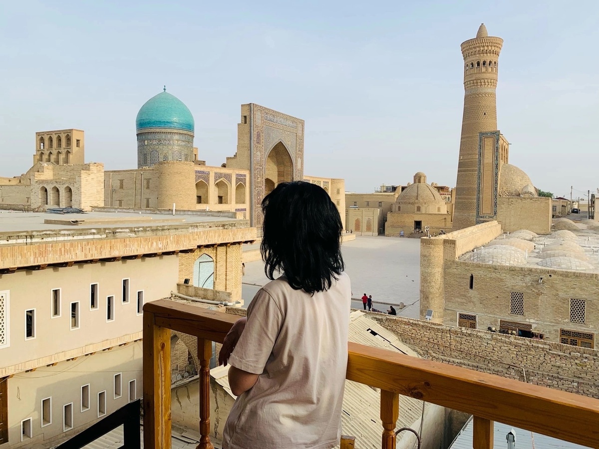 Бухара. Вид на Пои-Калян