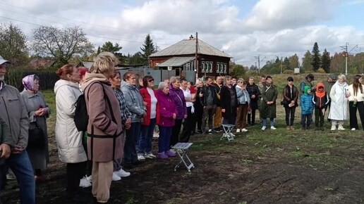 Открытие памятника участникам ВОВ в д. Васенина Талицкий район