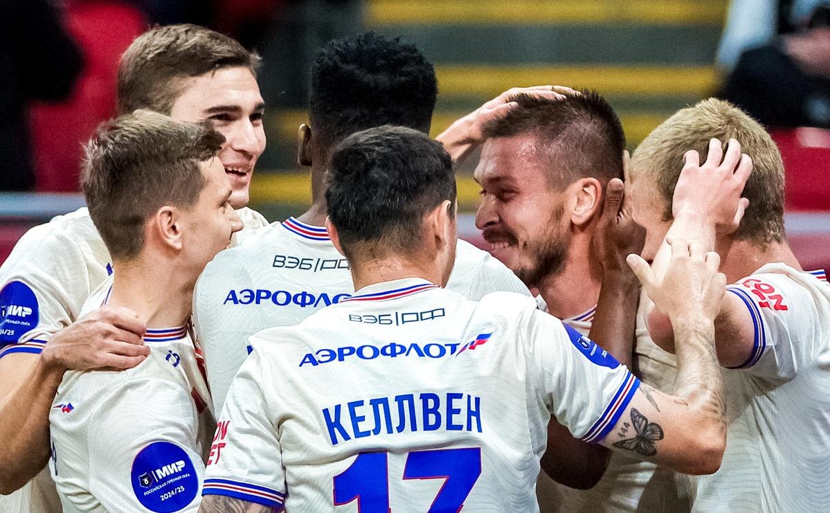 Свой первый мяч за ЦСКА забил Рифат Жемалетдинов