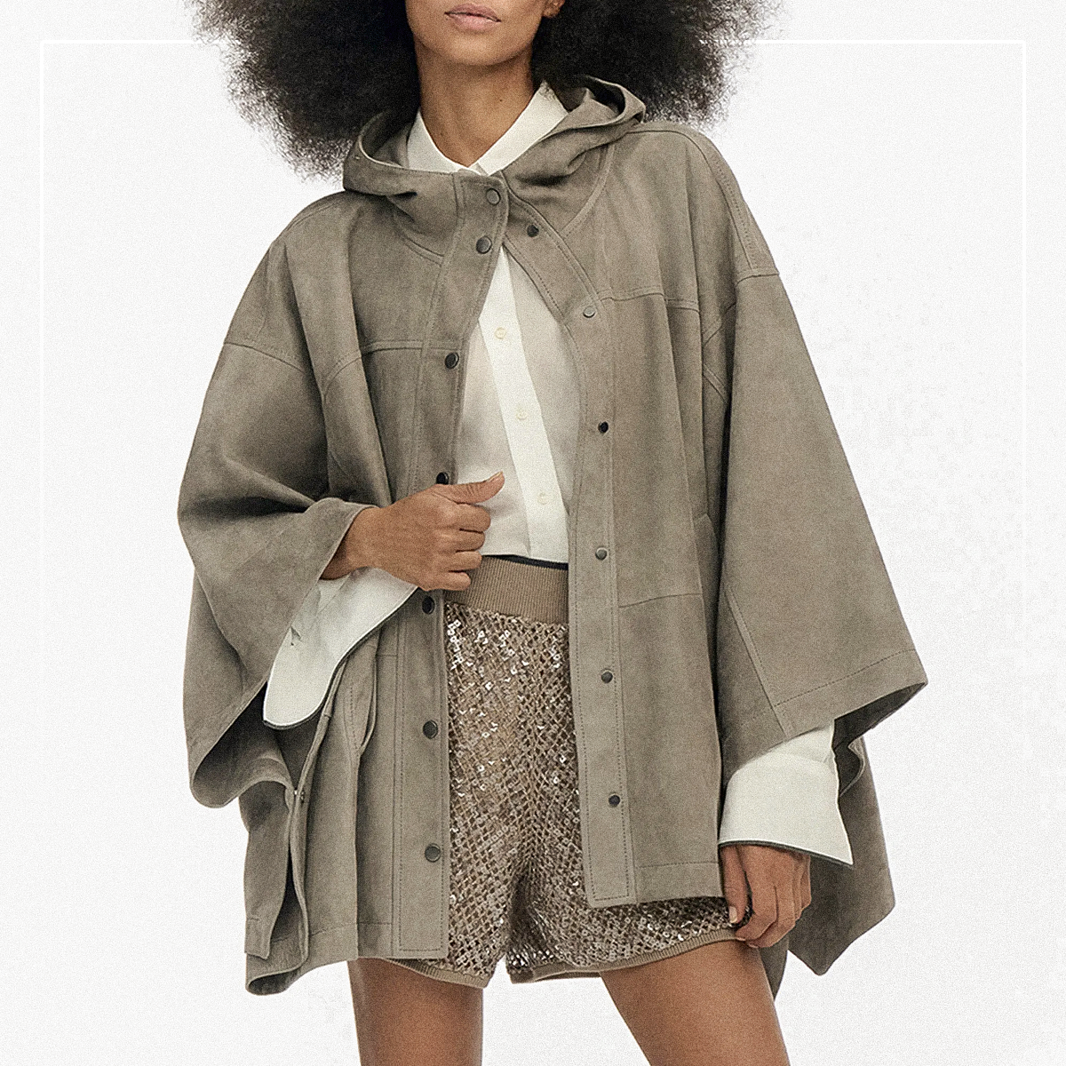 Шорты из сетки от Брунелло Кучинелли