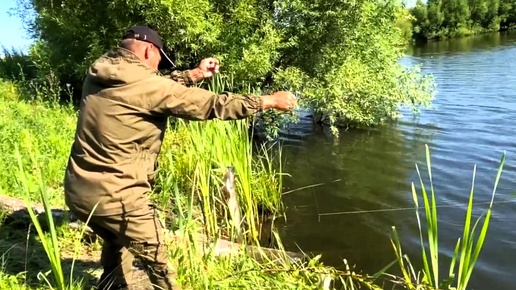 ОБАЛДЕТЬ!!! ЗАЦЕП ВНЕЗАПНО ОЖИЛ И НАЧАЛ СОПРОТИВЛЯТЬСЯ. Рыбалка в диких местах.