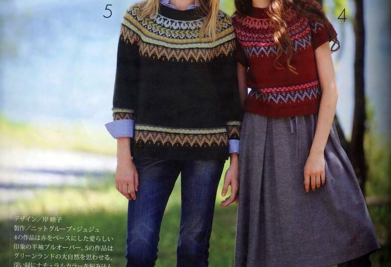 Жаккард спицами, модели и схемы вязания