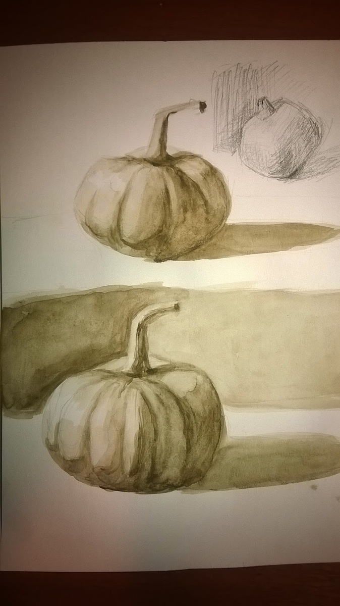 Одна их первых картинок на курсах