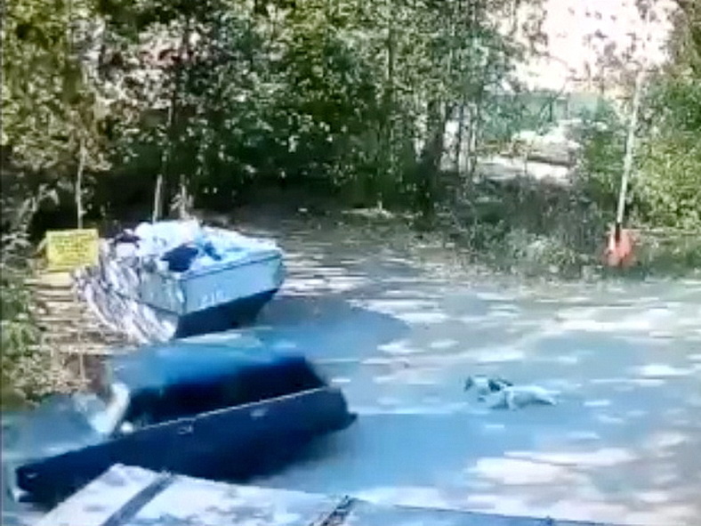 Стоп-кадр из видео, опубликованного в соцсетях