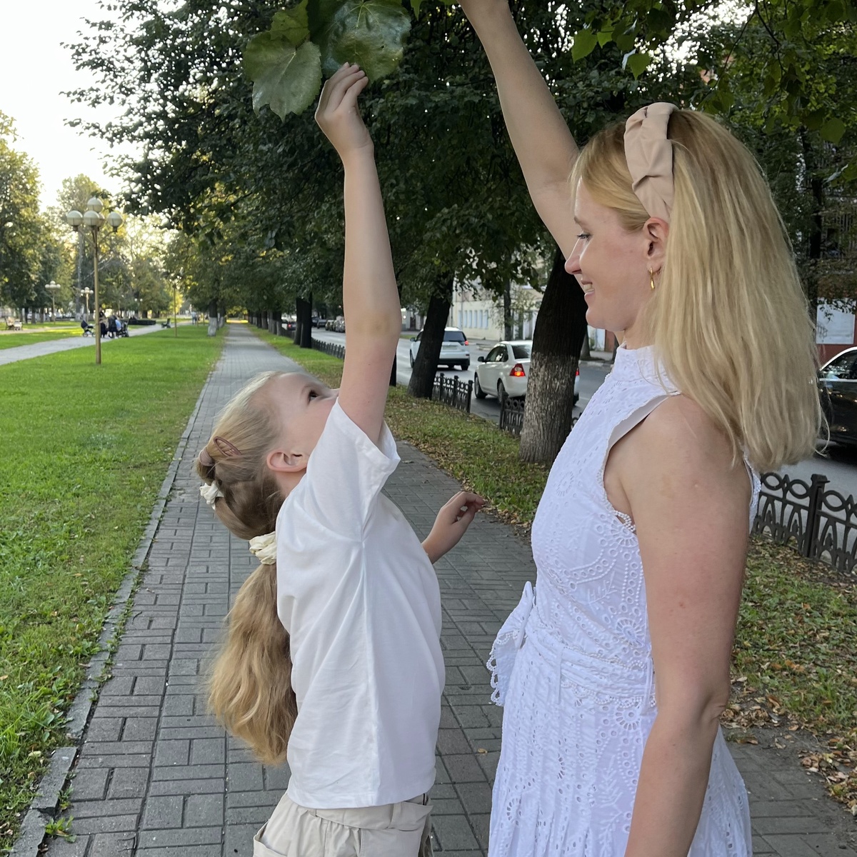 Я с дочкой. Август 2024