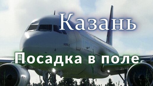 下载视频: Посадка самолета в поле в Казани.Нештатная ситуация.